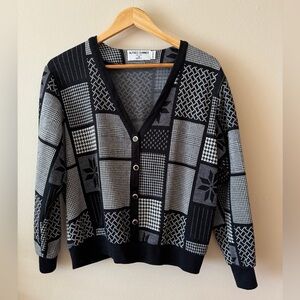 Vintage Alfred Dunner Layered Look Cardigan